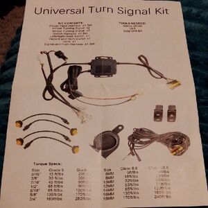 Universal Turn Signal Kit - Black